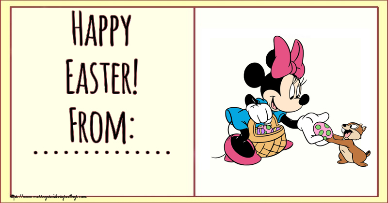 Custom Greetings Cards for Easter - Happy Easter! From: ...