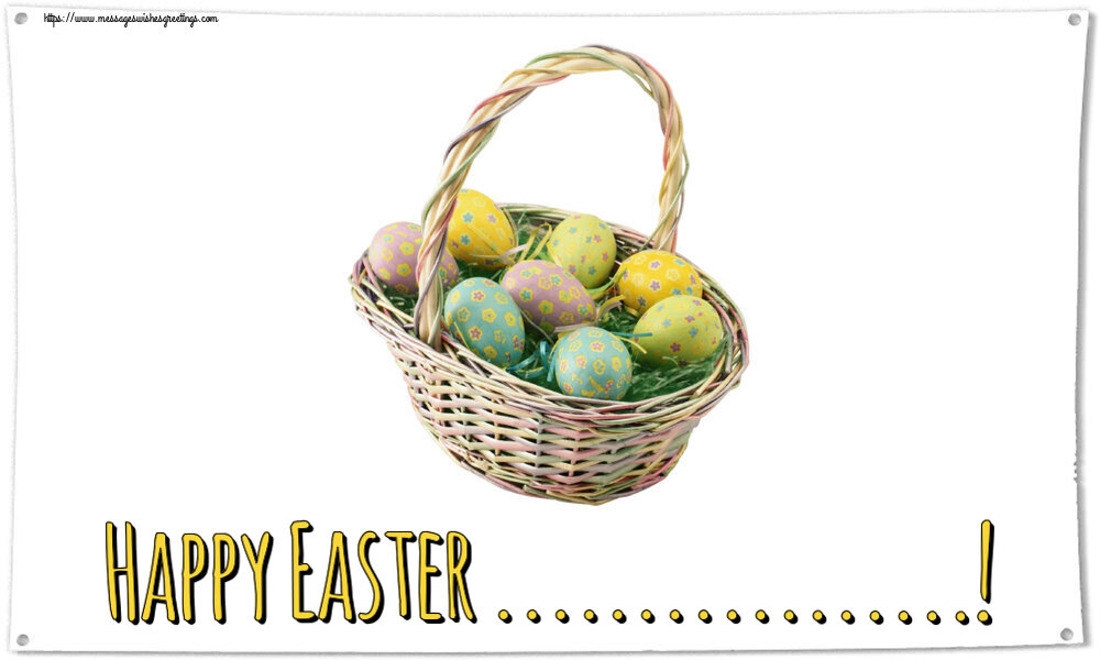 Custom Greetings Cards for Easter - Happy Easter ...!