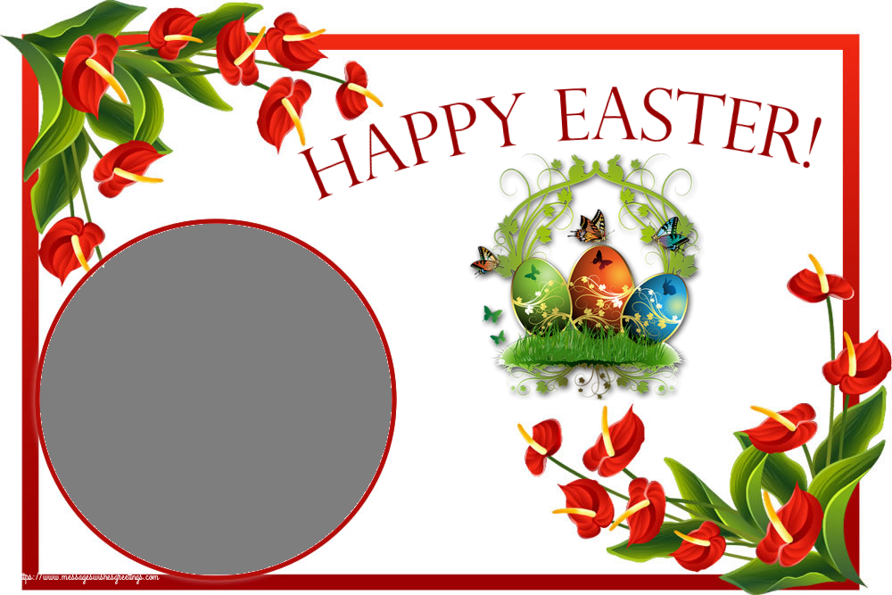 Custom Greetings Cards for Easter - Happy Easter! - Photo Frame