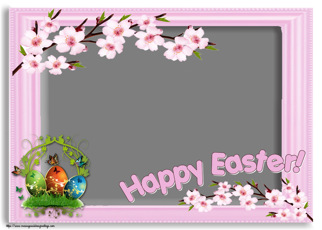 Custom Greetings Cards for Easter - Happy Easter! - Photo Frame