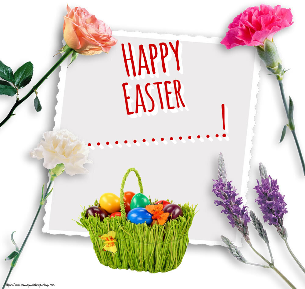 Custom Greetings Cards for Easter - Happy Easter ...!