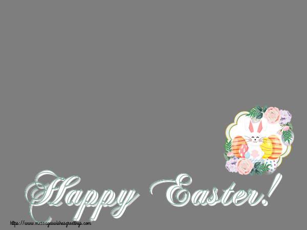 Custom Greetings Cards for Easter - Happy Easter! - Photo Frame