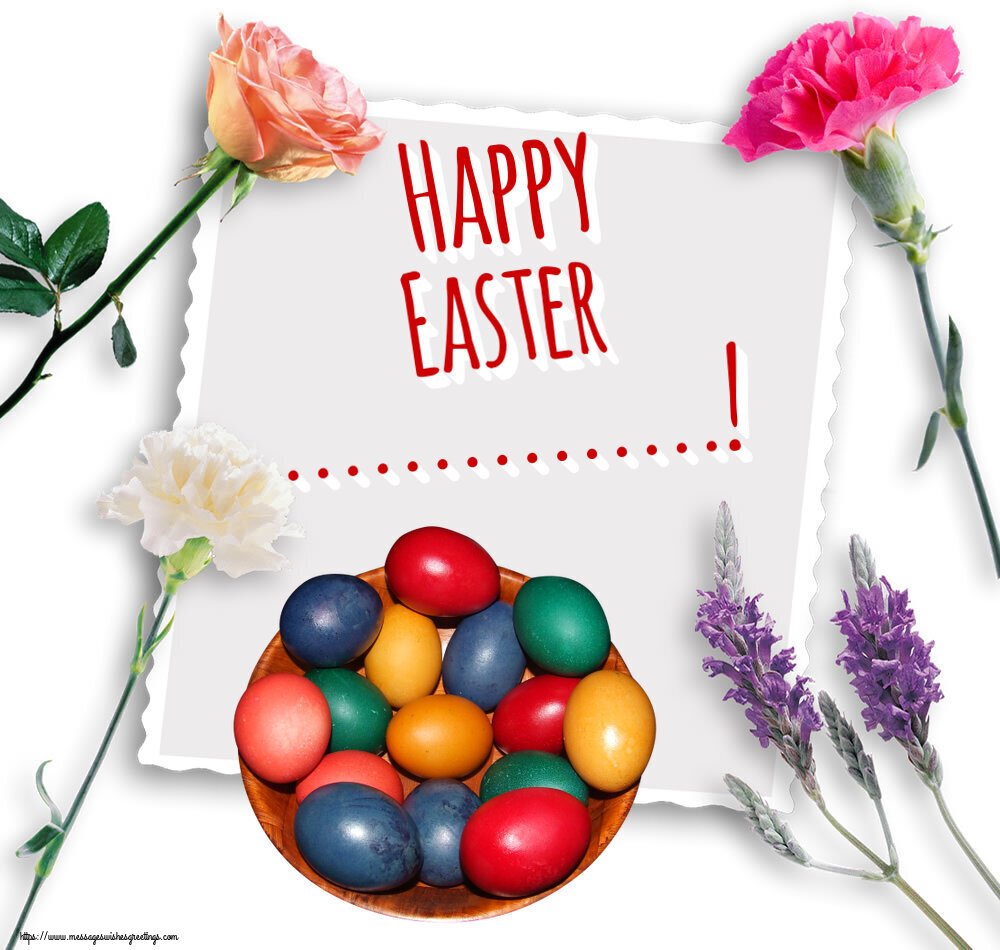 Custom Greetings Cards for Easter - Happy Easter ...!