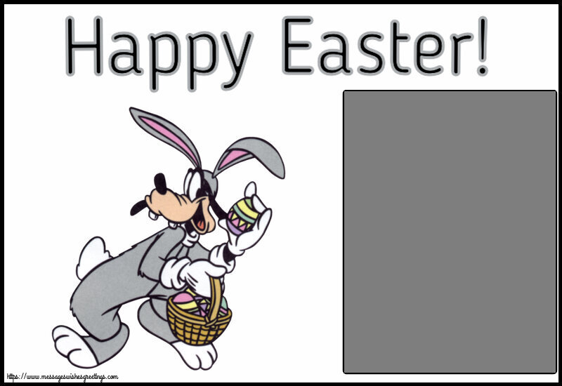 Custom Greetings Cards for Easter - Happy Easter! - Photo Frame
