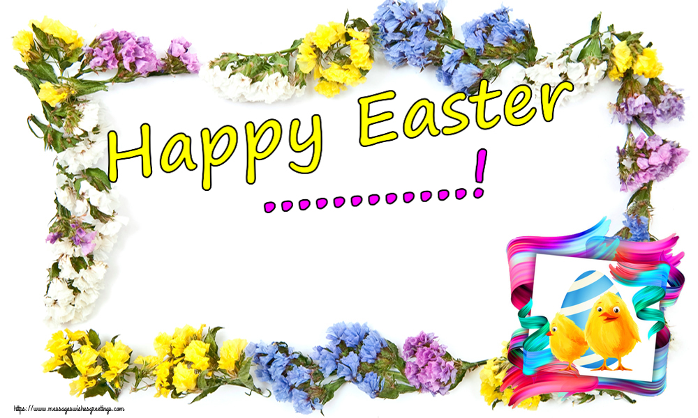 Custom Greetings Cards for Easter - Happy Easter ...!