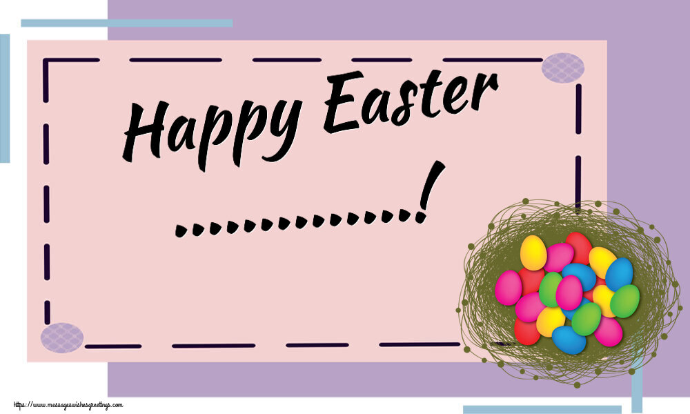 Custom Greetings Cards for Easter - Happy Easter ...!