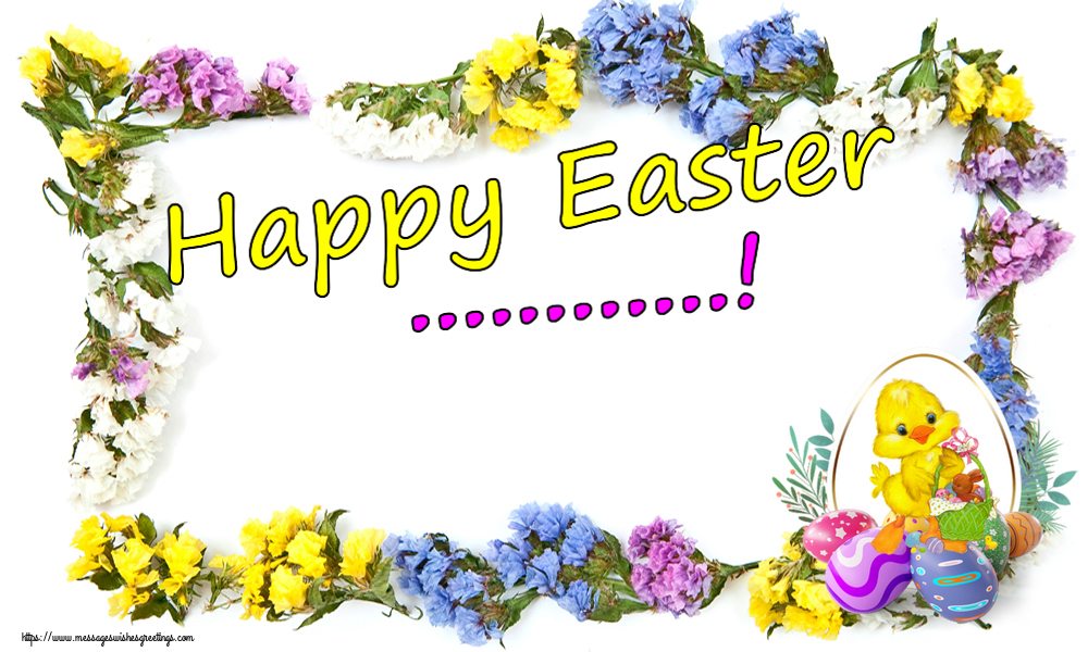 Custom Greetings Cards for Easter - Happy Easter ...!