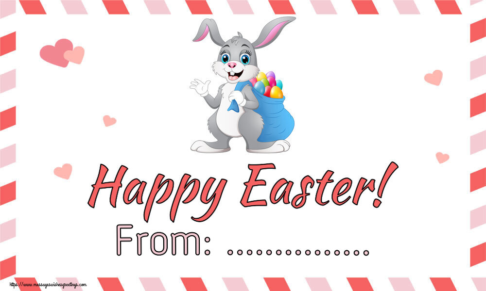 Custom Greetings Cards for Easter - Happy Easter! From: ...