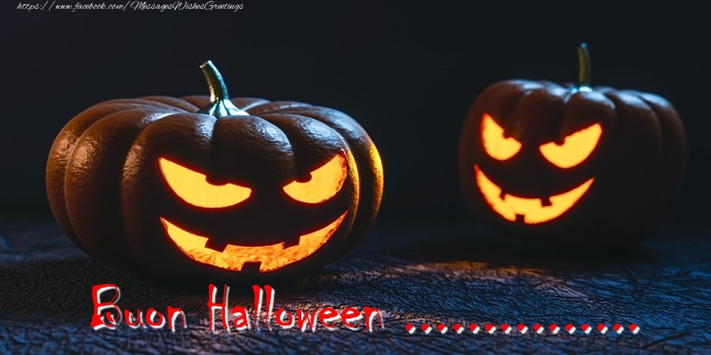 Custom Greetings Cards for Halloween - Buon Halloween