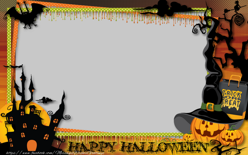 Custom Greetings Cards for Halloween - Happy Halloween!