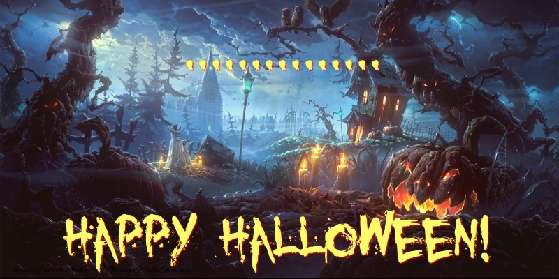 Custom Greetings Cards for Halloween - ... Happy Halloween!