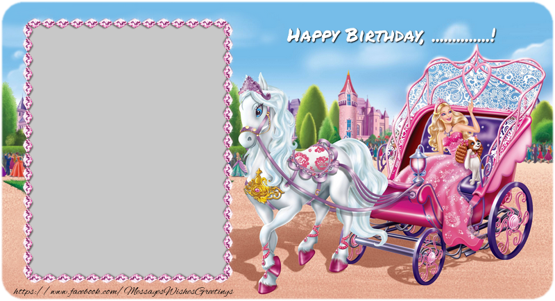 Custom Greetings Cards for kids - Happy Birthday, ...!