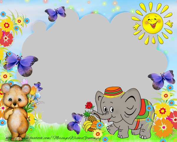 Custom Greetings Cards for kids - Photo frame