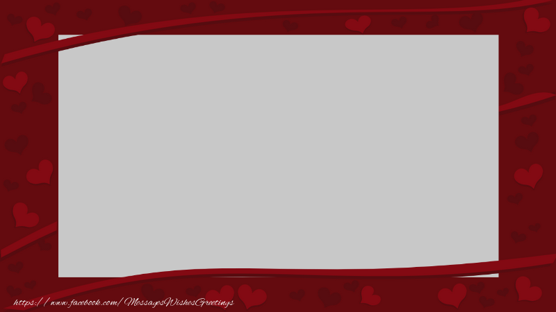 Custom Greetings Cards with Photo - Photo frame with hearts