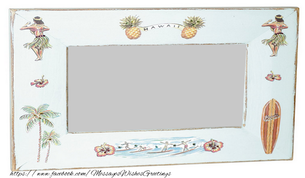 Custom Greetings Cards with Photo - Hawaii photo frame