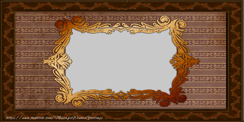 Custom Greetings Cards with Photo - Vintage photo frame