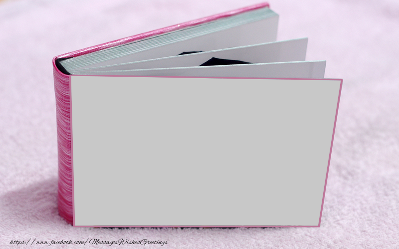 Custom Greetings Cards with Photo - Custom photo album frame
