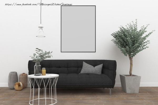 Custom Greetings Cards with Photo - On the wall