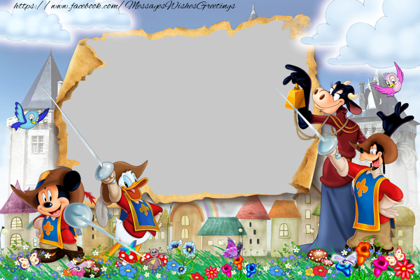 Custom Greetings Cards with Photo - The three musketeers photo frame