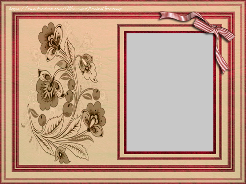 Custom Greetings Cards with Photo - Photo frame