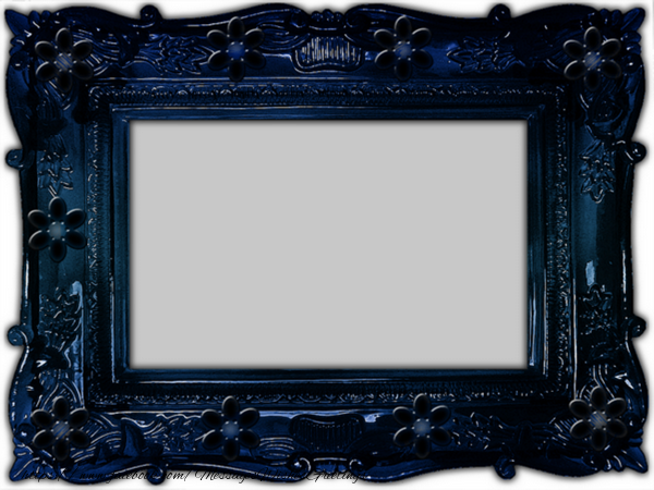 Custom Greetings Cards with Photo - Vintage photo frame