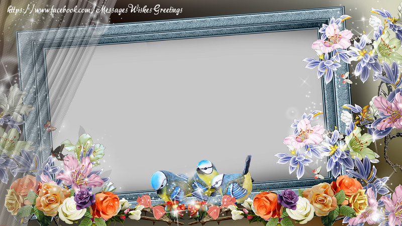 Custom Greetings Cards with Photo - Photo frame