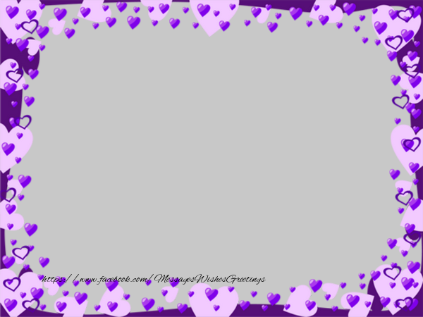 Custom Greetings Cards with Photo - Photo frame with hearts