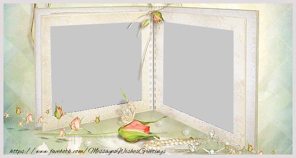 Custom Greetings Cards with Photo - Double frame greeting card
