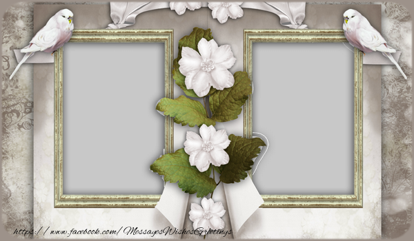 Custom Greetings Cards with Photo - Vintage photo frame