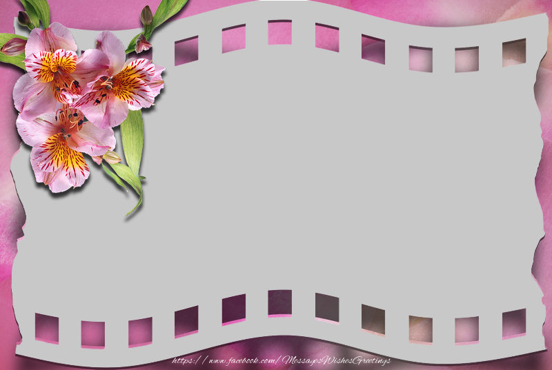 Custom Greetings Cards with Photo - Photo film frame