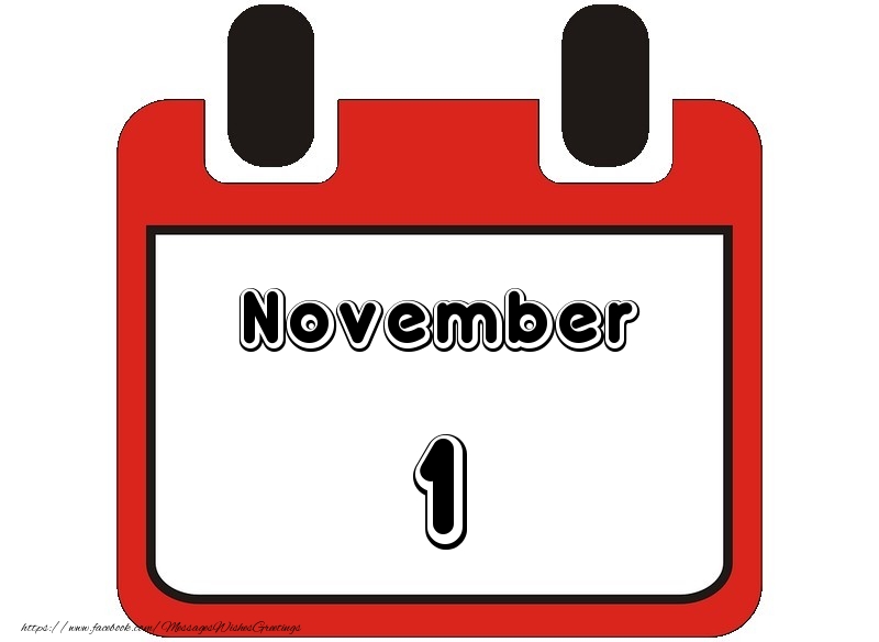 Greetings Cards of 1 November - November 1