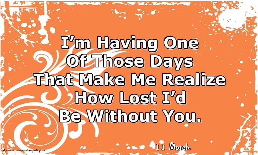 Greetings Cards of 11 March - 11 March - I’m Having One Of Those Days