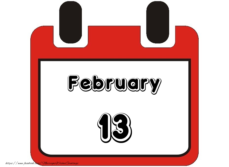 Greetings Cards of 13 February - February 13