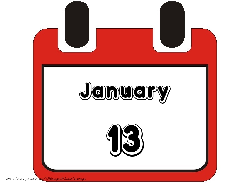 Greetings Cards of 13 January - January 13