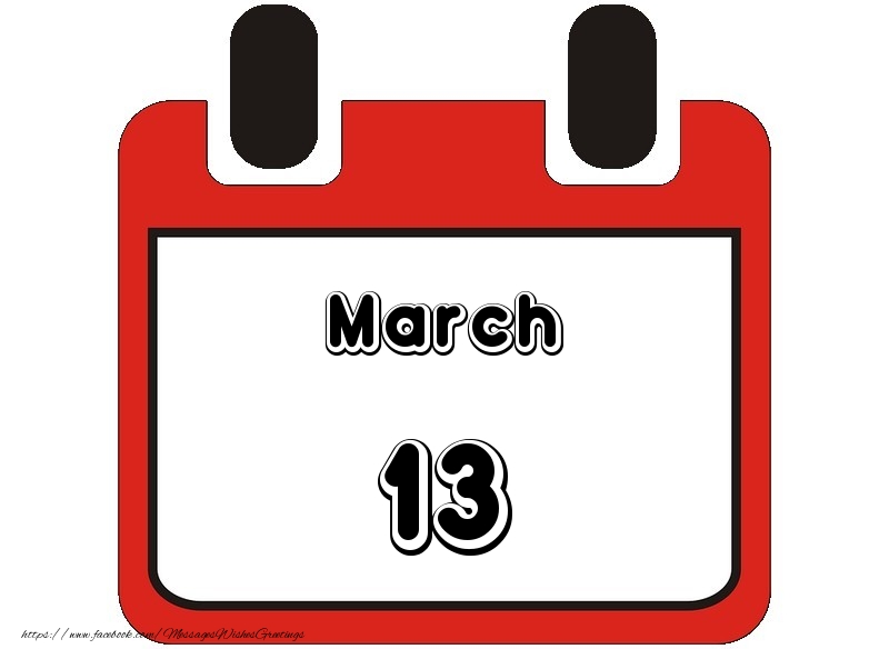 Greetings Cards of 13 March - March 13