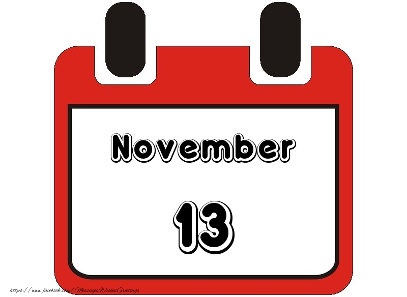 Greetings Cards of 13 November - November 13