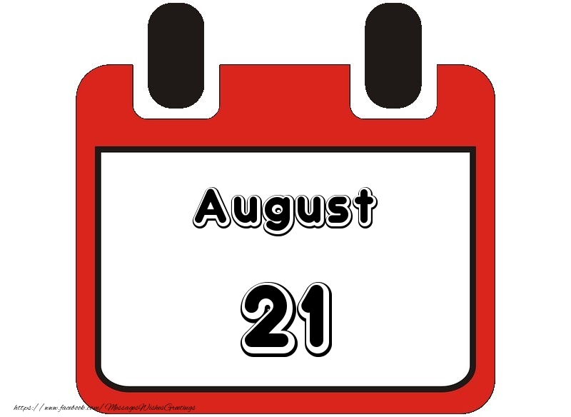 Greetings Cards of 21 August - August 21