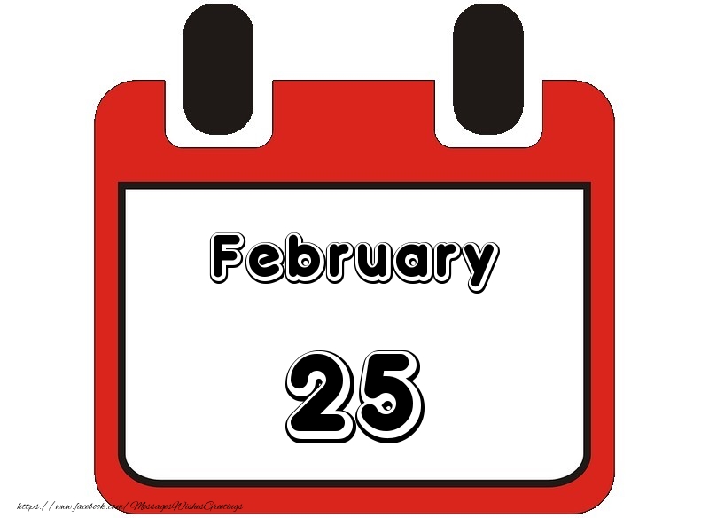 Greetings Cards of 25 February - February 25