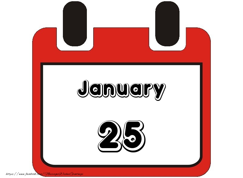 Greetings Cards of 25 January - January 25