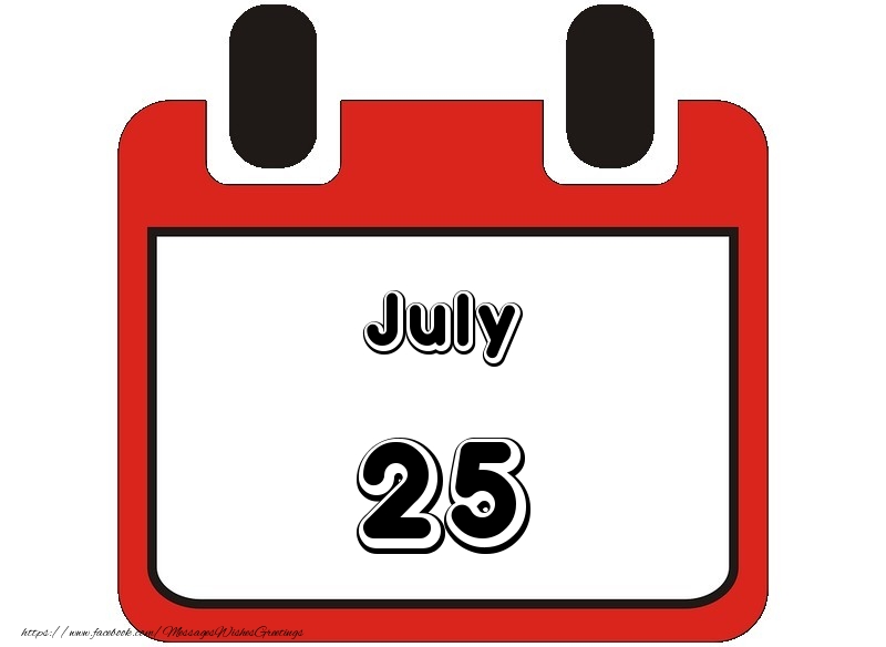 Greetings Cards of 25 July - July 25