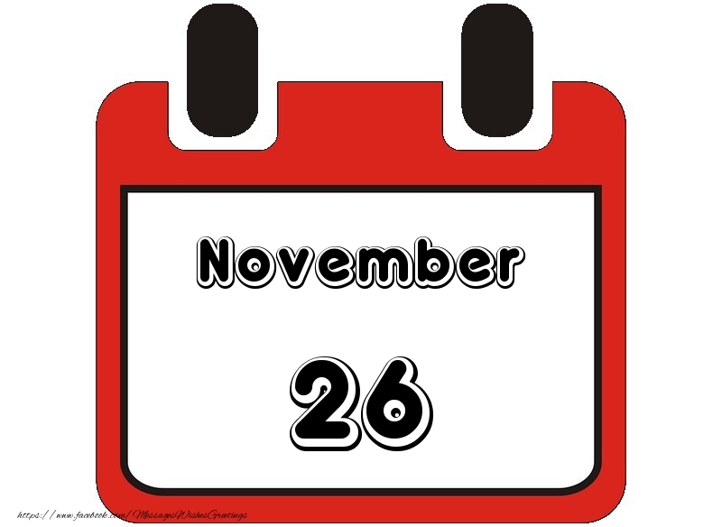 Greetings Cards of 26 November - November 26