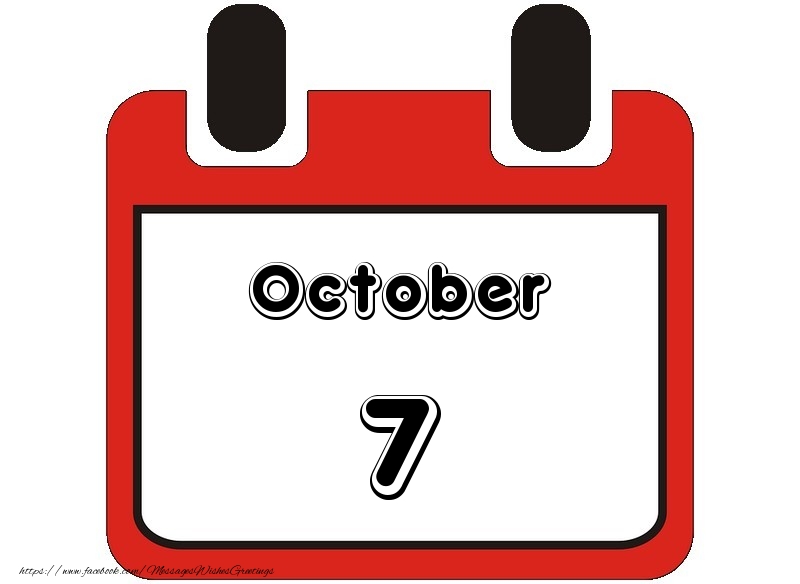 Greetings Cards of 7 October - October 7