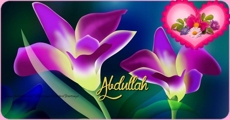 Greetings Cards for Birthday - Happy Birthday Abdullah