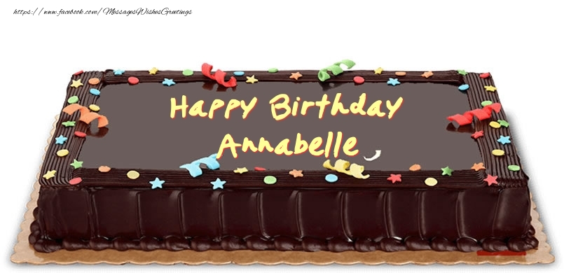 Greetings Cards for Birthday - Happy Birthday Annabelle