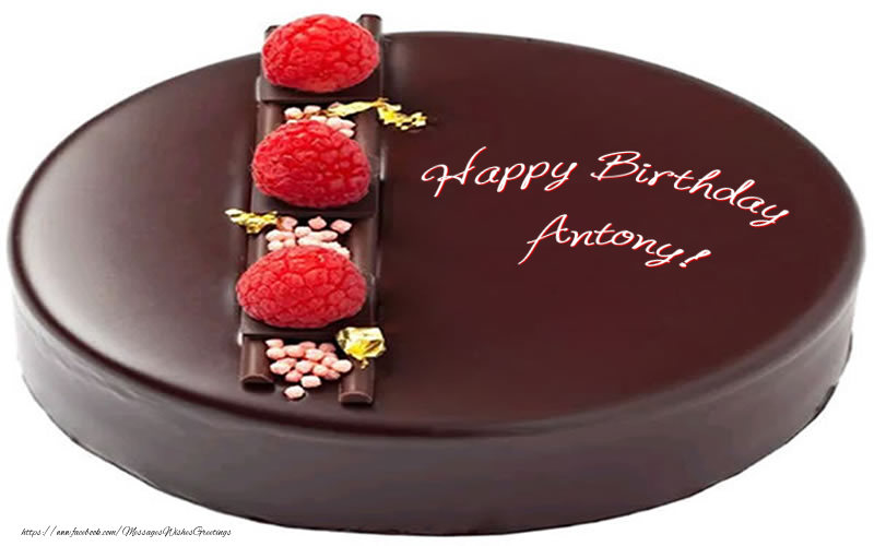 Greetings Cards for Birthday - Happy Birthday Antony!