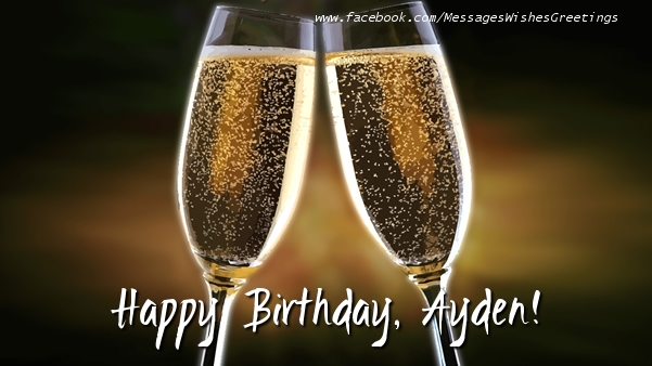 Greetings Cards for Birthday - Happy Birthday, Ayden!