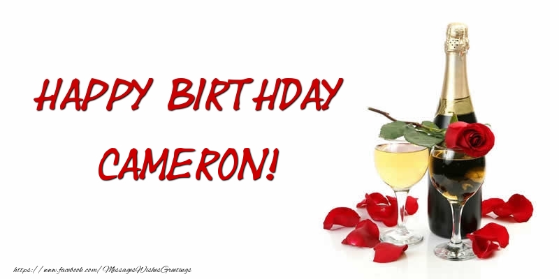 Greetings Cards for Birthday - Happy Birthday Cameron