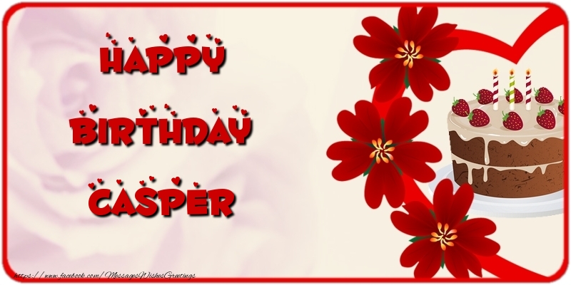 Greetings Cards for Birthday - Happy Birthday Casper
