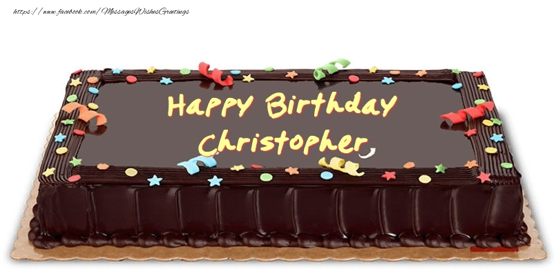 Greetings Cards for Birthday - Happy Birthday Christopher