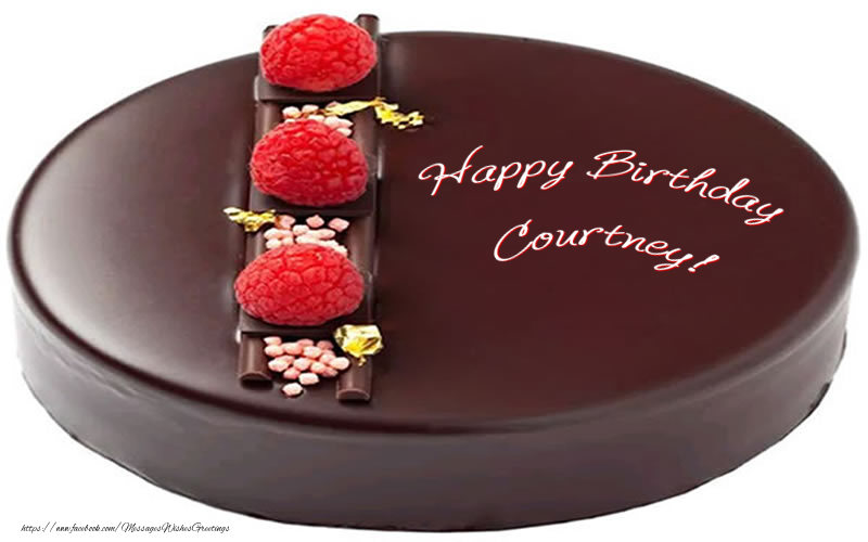 Greetings Cards for Birthday - Happy Birthday Courtney!